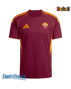 AS Roma Tricou Fotbal Replică 2025-26 Barbati Acasa
